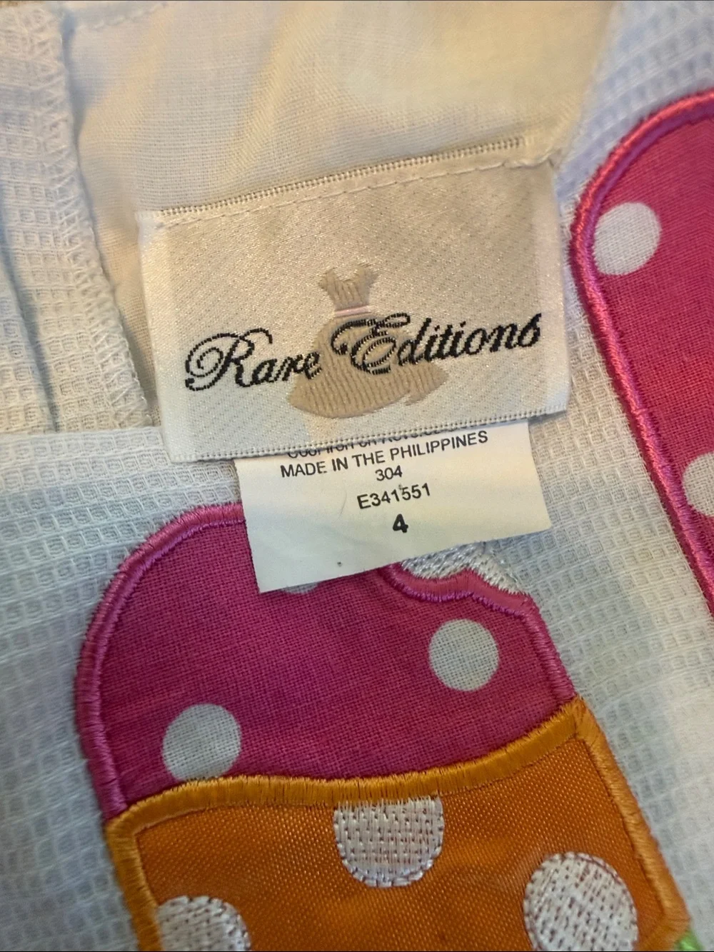 Rare Editions Pink Polka Dot Popsicle Tunic & Pants Set